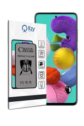 Samsung Galaxy A51 Tam Kaplayan Mat Seramik Nano Esnek Hayalet Ekran Koruyucu KZY_MHAY_SAMA51