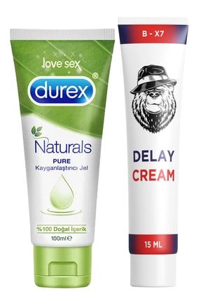 X7 Delay Krem 15ml Naturals Pure Kayganlaştırıcı X7 - 15 Ml - natural