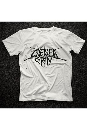 Chelsea Grin Beyaz Unisex Tişört Chelsea Grin T-shirt 2486QTF