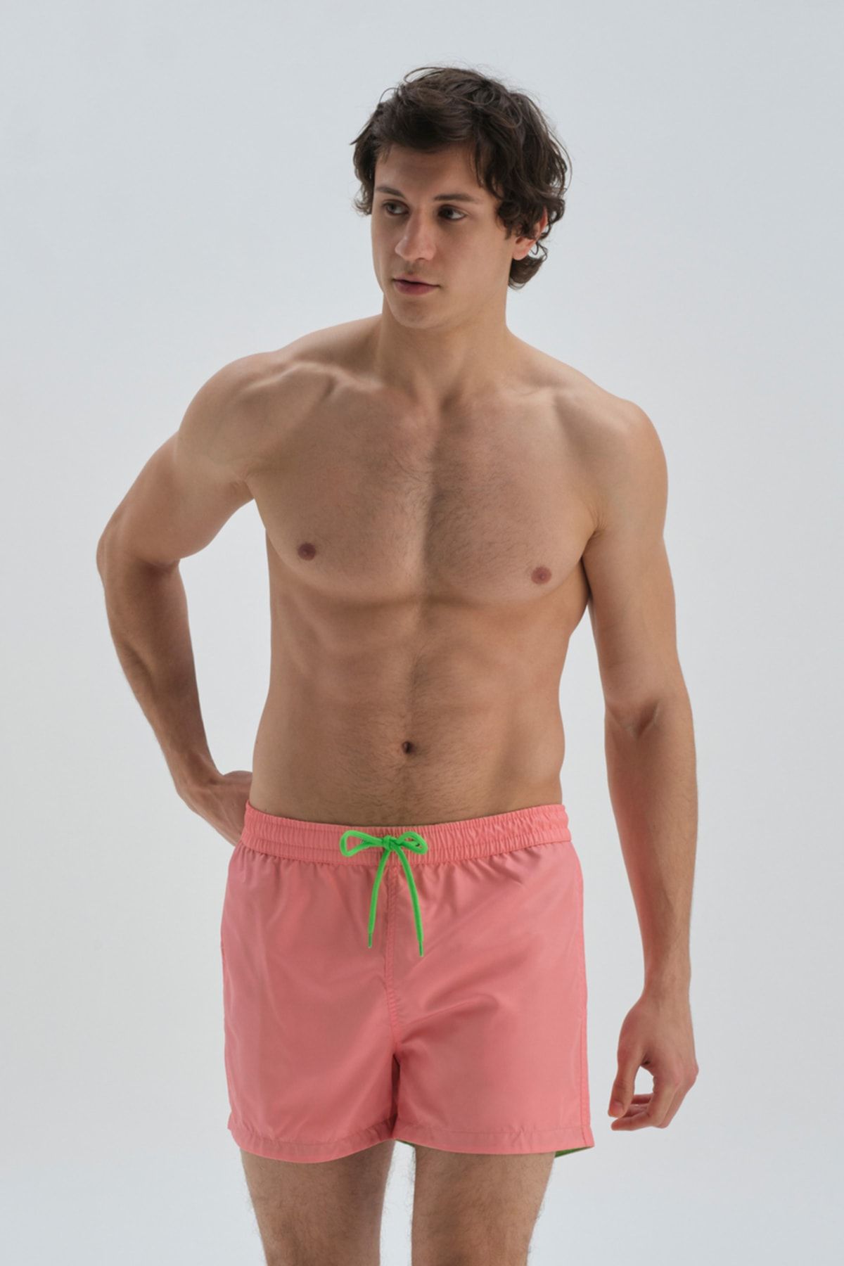 Dagi Badeshorts Rosa Unifarben