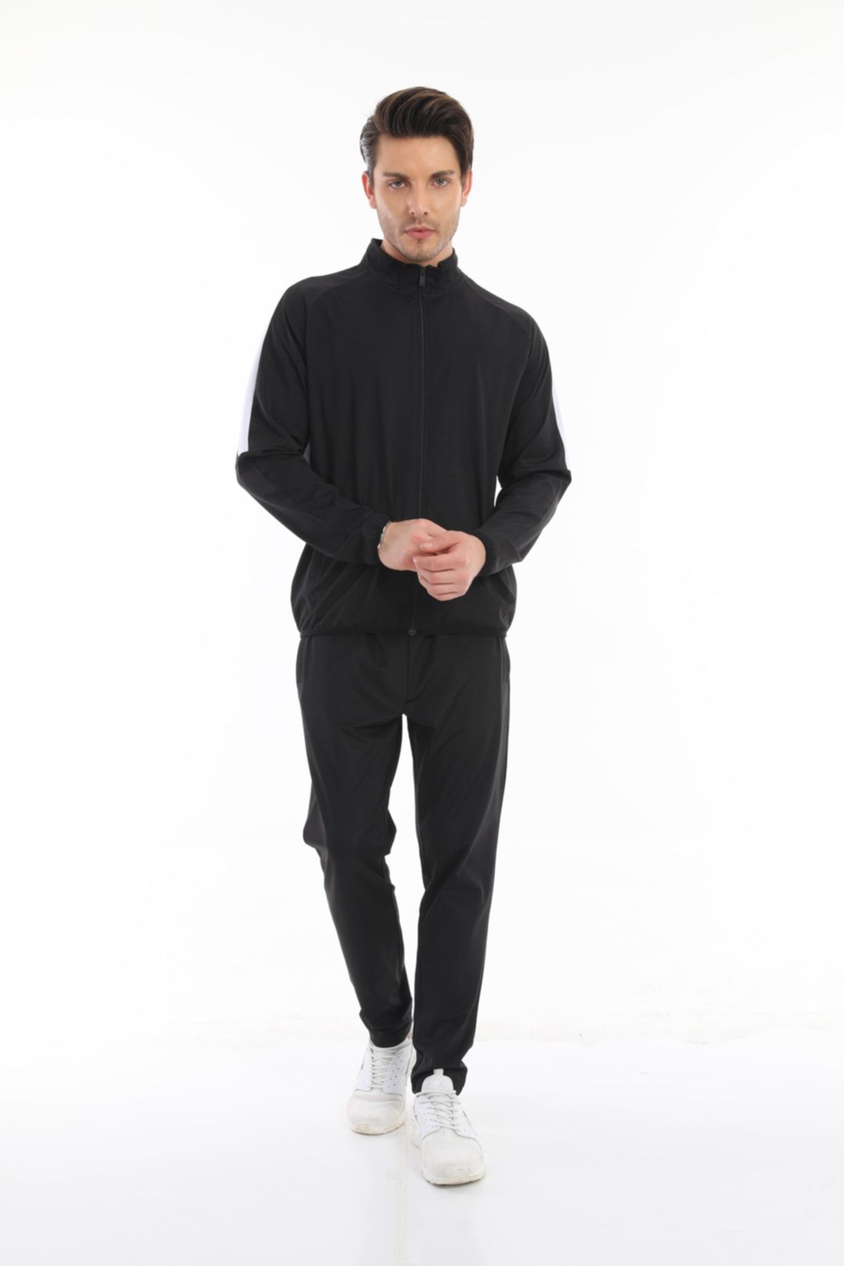 K18moda Set De Trening De Camping Alb-negru Masculin - S