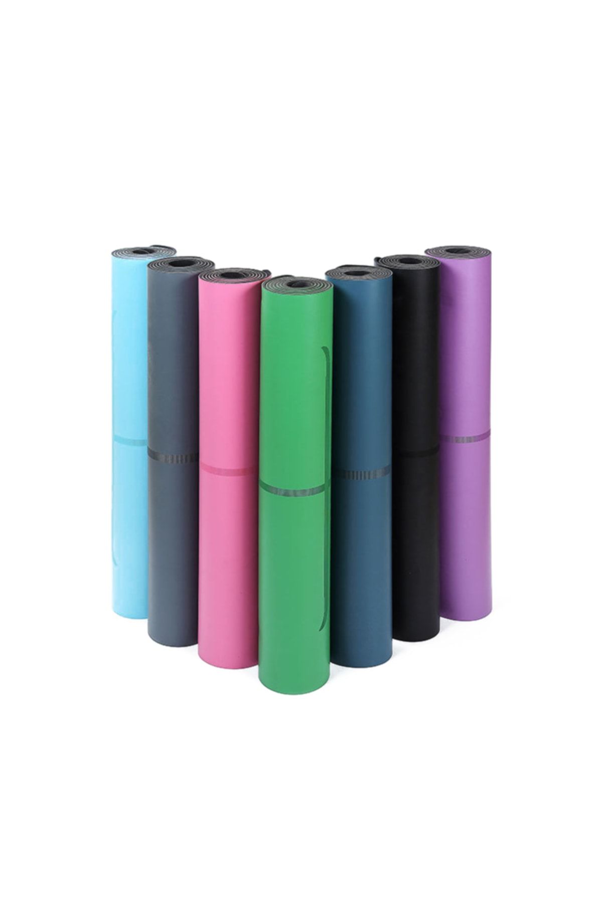 زیرانداز پیلاتس صورتی PU Rubber 5mm Polites Professional Cast Yoga Mat رنگ Gymo