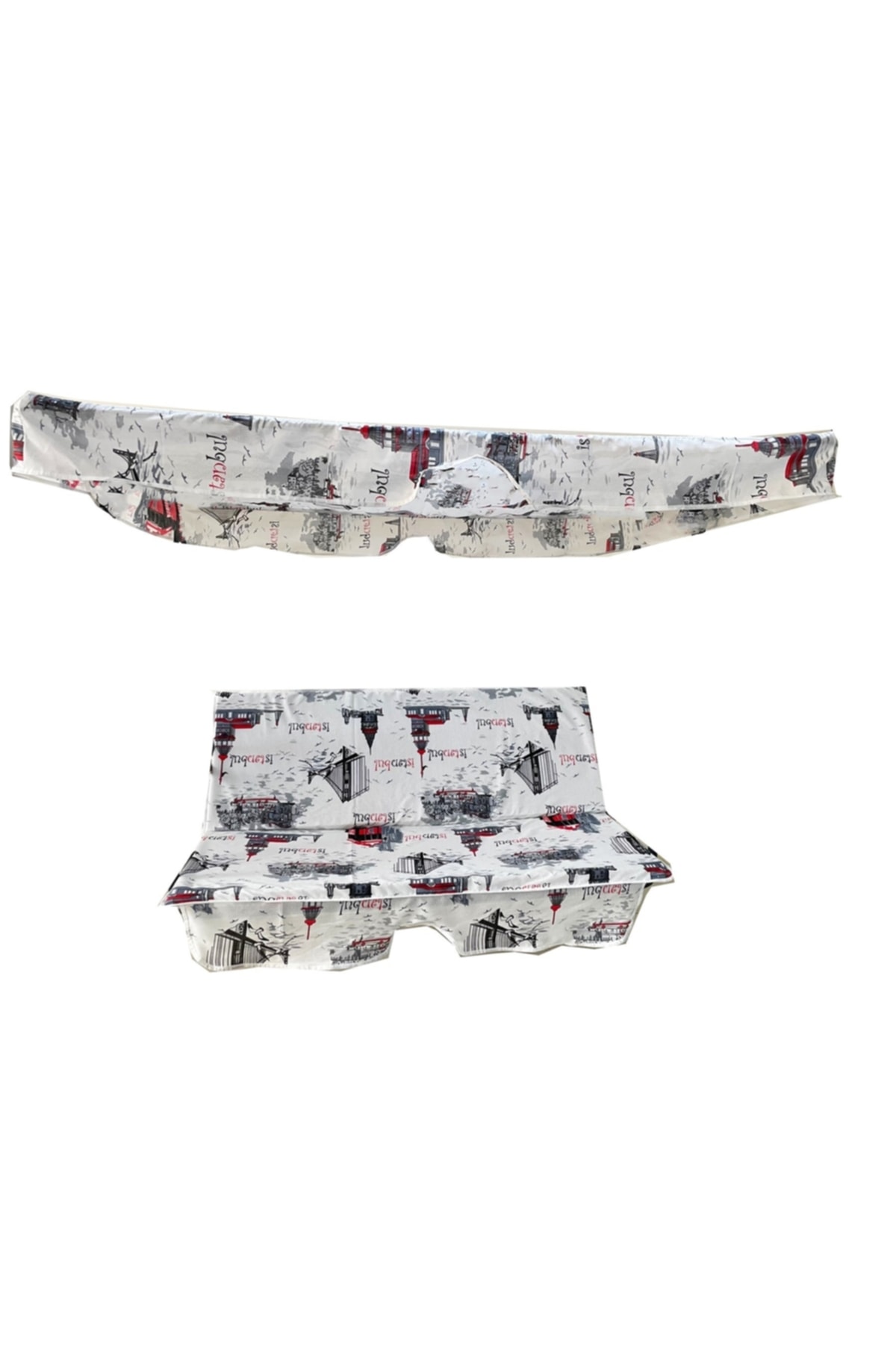 Garden Swing Cushion Cover Vip Cushion for 2 (with sponge) -istanbul