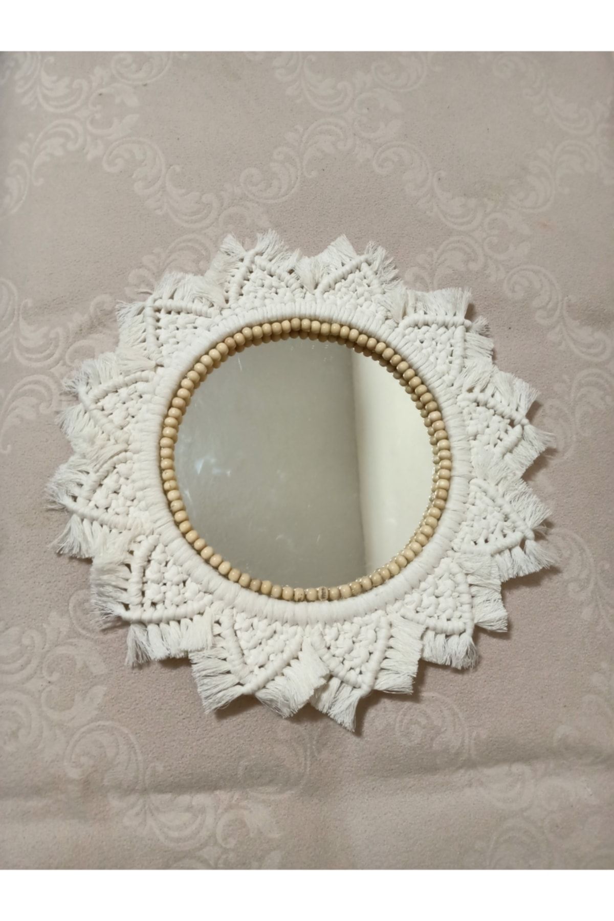 gelin görümce-Zeynmakrome Macrame Mirror 1