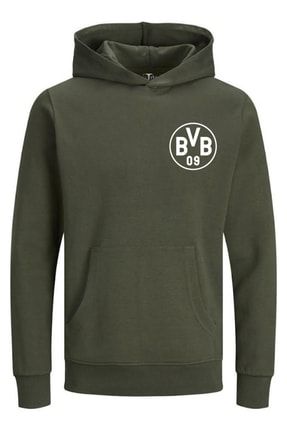 Unisex Borussia Dortmund Logolu Sweatshirt TYKTSR061