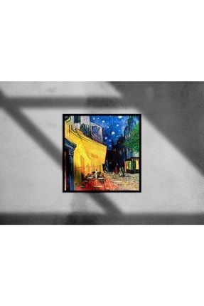 Van Gogh Cafe Terrace At Night Yüksek Baskı Kaliteli Mdf Tablo 30x30cm T15 8593200014000