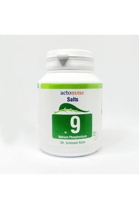 Tuzları Actomins Nr:9 | Natrium Phosphoricum | 400 Tablet AST09