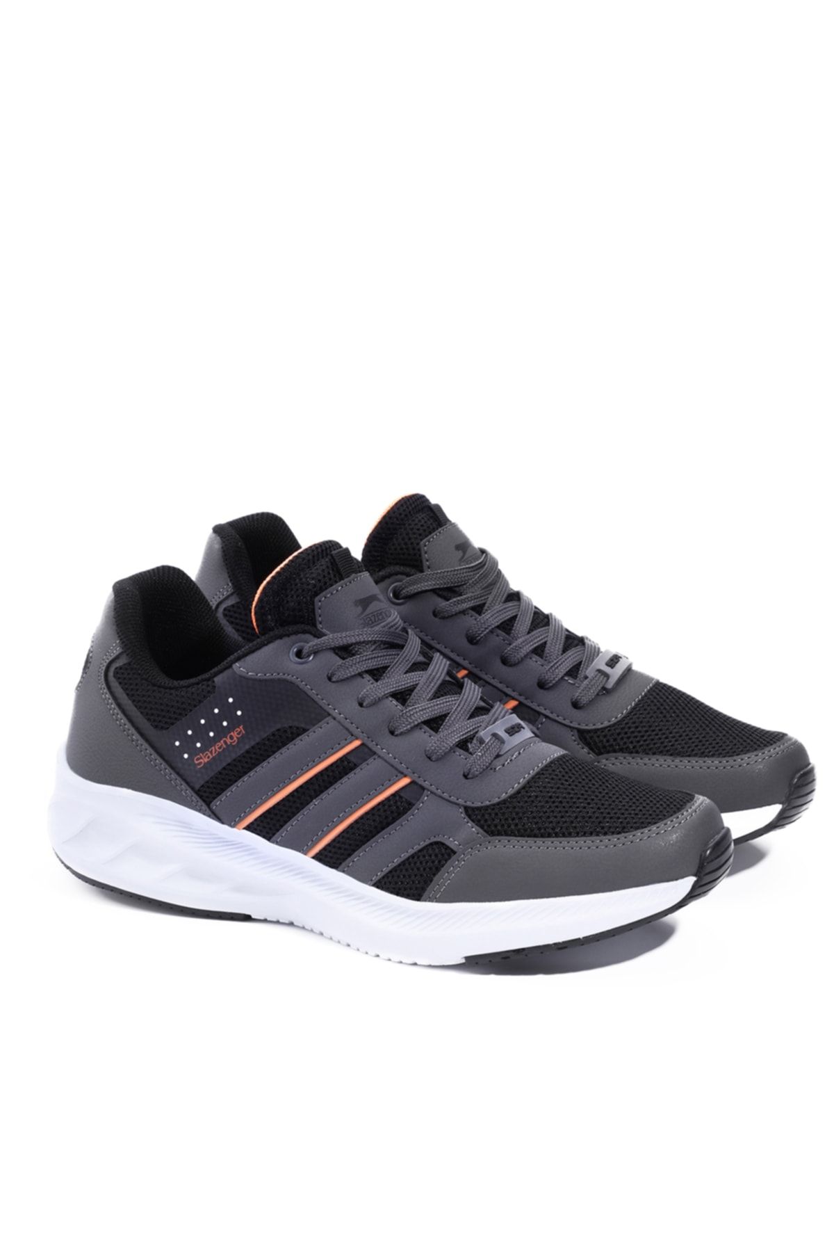 Slazenger کفش مردانه کتانی زوجا آی خاکستری تیره