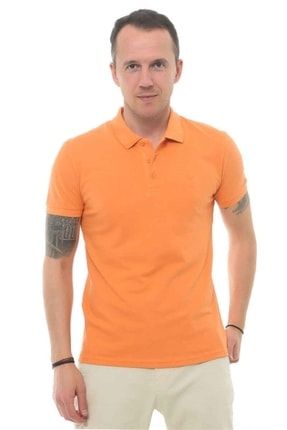 22yceeo04613 Erkek Kavun Içi Polo Yaka T-shirt H-CZDR-4613