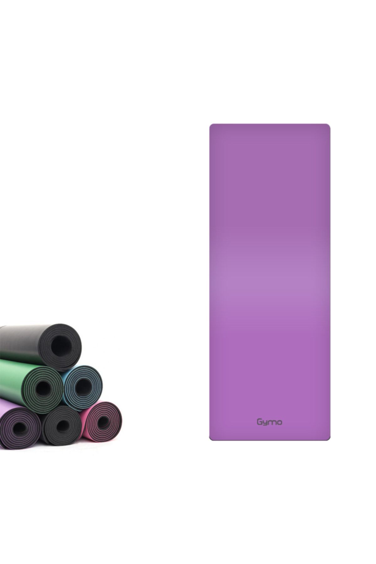 زیرانداز پیلاتس بنفش PU Rubber 5mm Perfective Pilates Cushion یوگا مات رنگ Gymo