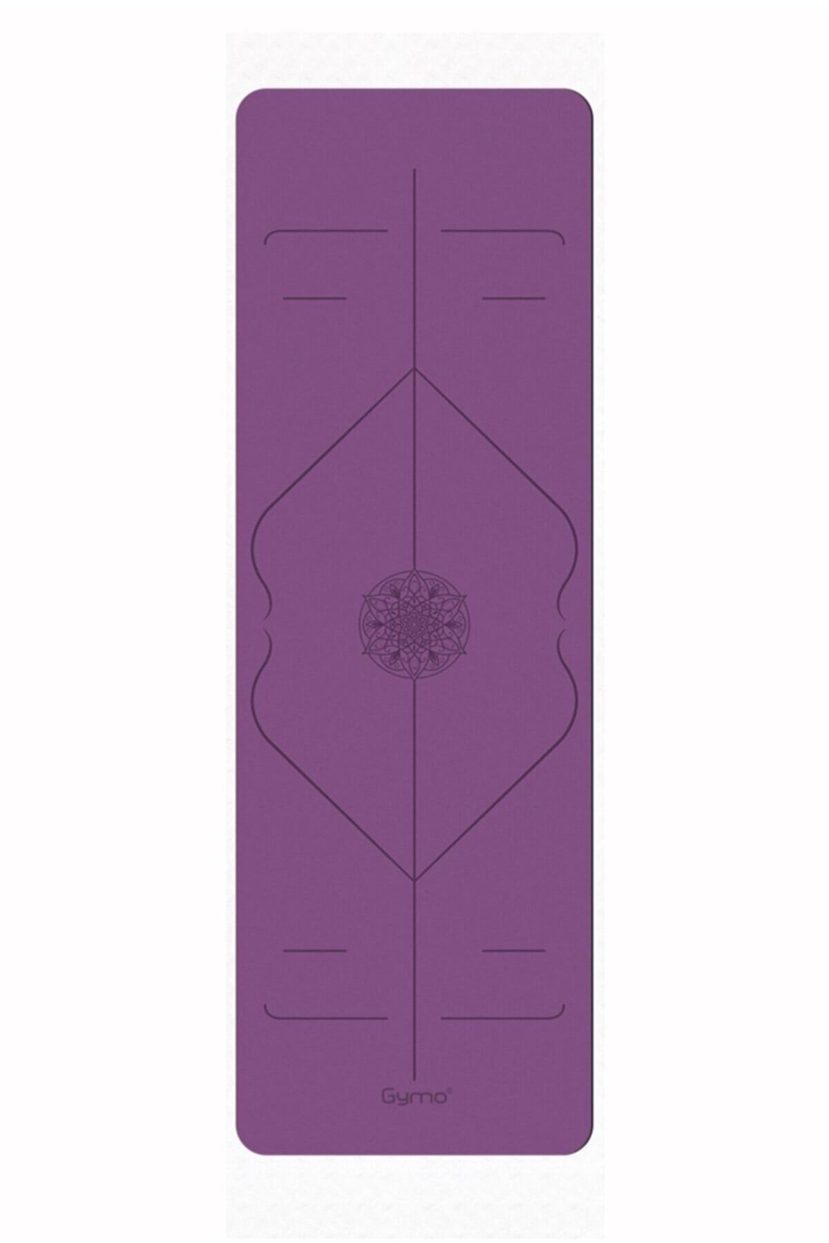 مت یوگا بنفش تراز 6mm tpe Pilates Centle بیمار حمل شمع Gymo