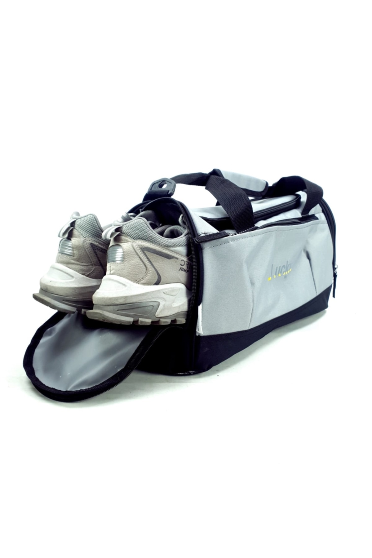 حقيبة Luckybag Gray Gym الرياضية اليومية وحقيبة سف...