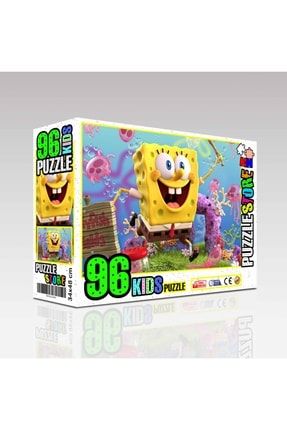 ® Sünger Bob - Sponge Bob (çocuk-eğitim-zeka-gelişim) 96 Parça 96PZZLE-041