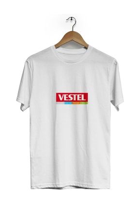 Vestel Logo Bisiklet Yaka Kısa Kollu Tişört Bll399 HTBLL399