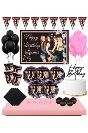 Black Pink 16 Afişli Kişilik Doğum Günü Seti 25445191
