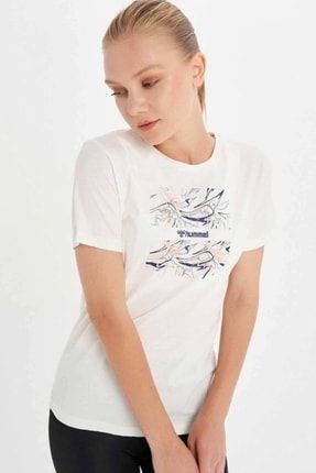 Mimish T-shirt Kadın Tişört 911520-9003off Whıte 911520-9003OFF WHITE