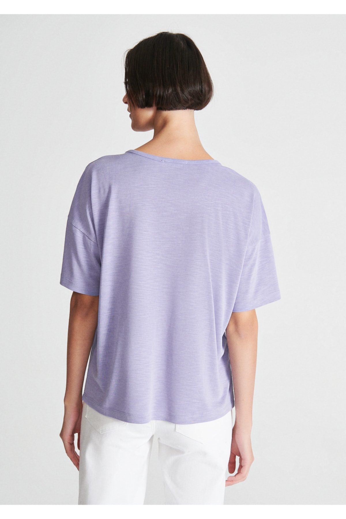 Mavi T-Shirt Weiß Regular Fit Fast ausverkauft