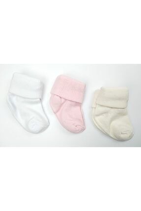 Kız Bebek Bej Çorap Seti 3'lü BBSCRP 1001