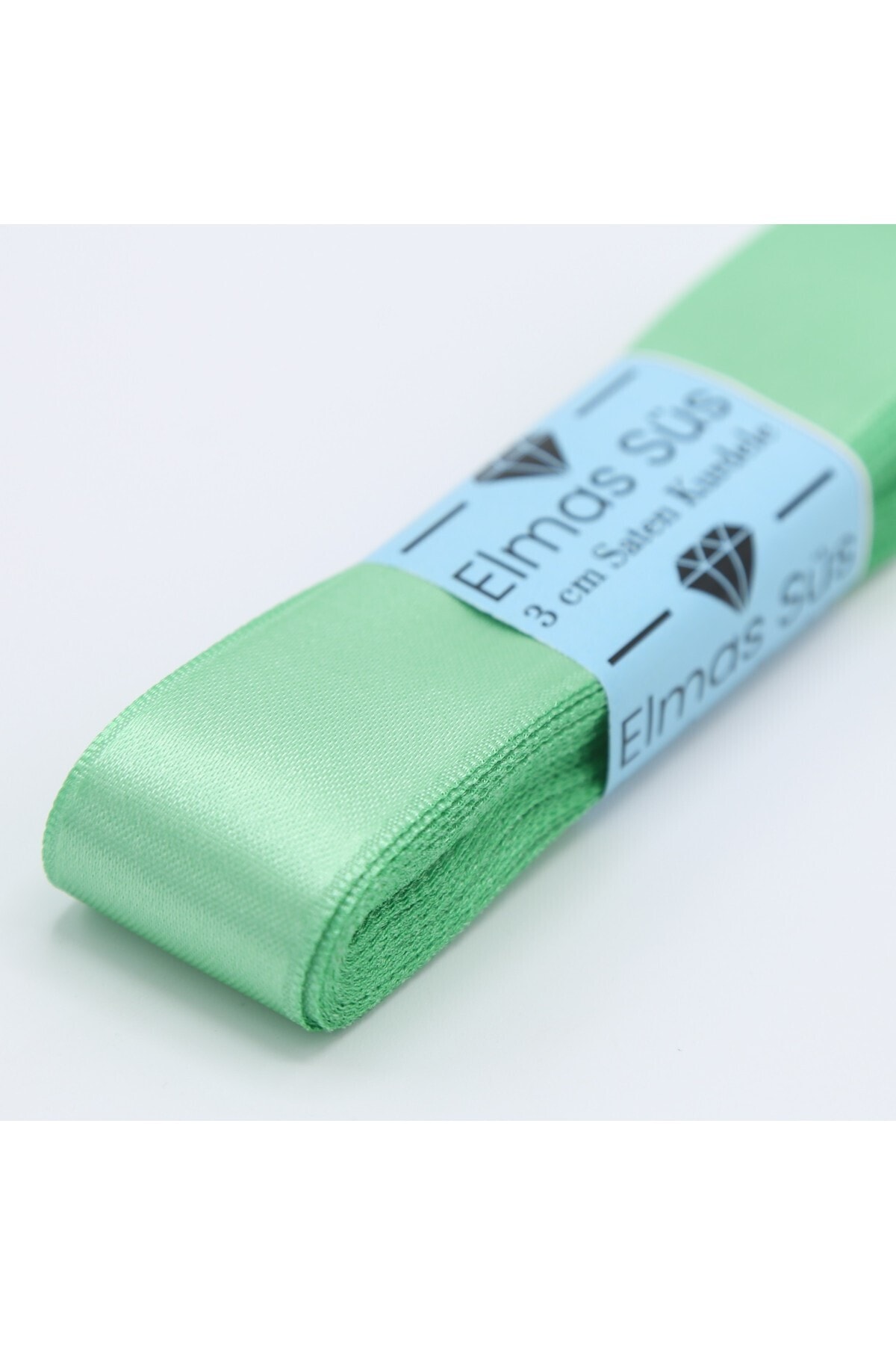Mint Green Satin Ribbon - 3 cm 10 m