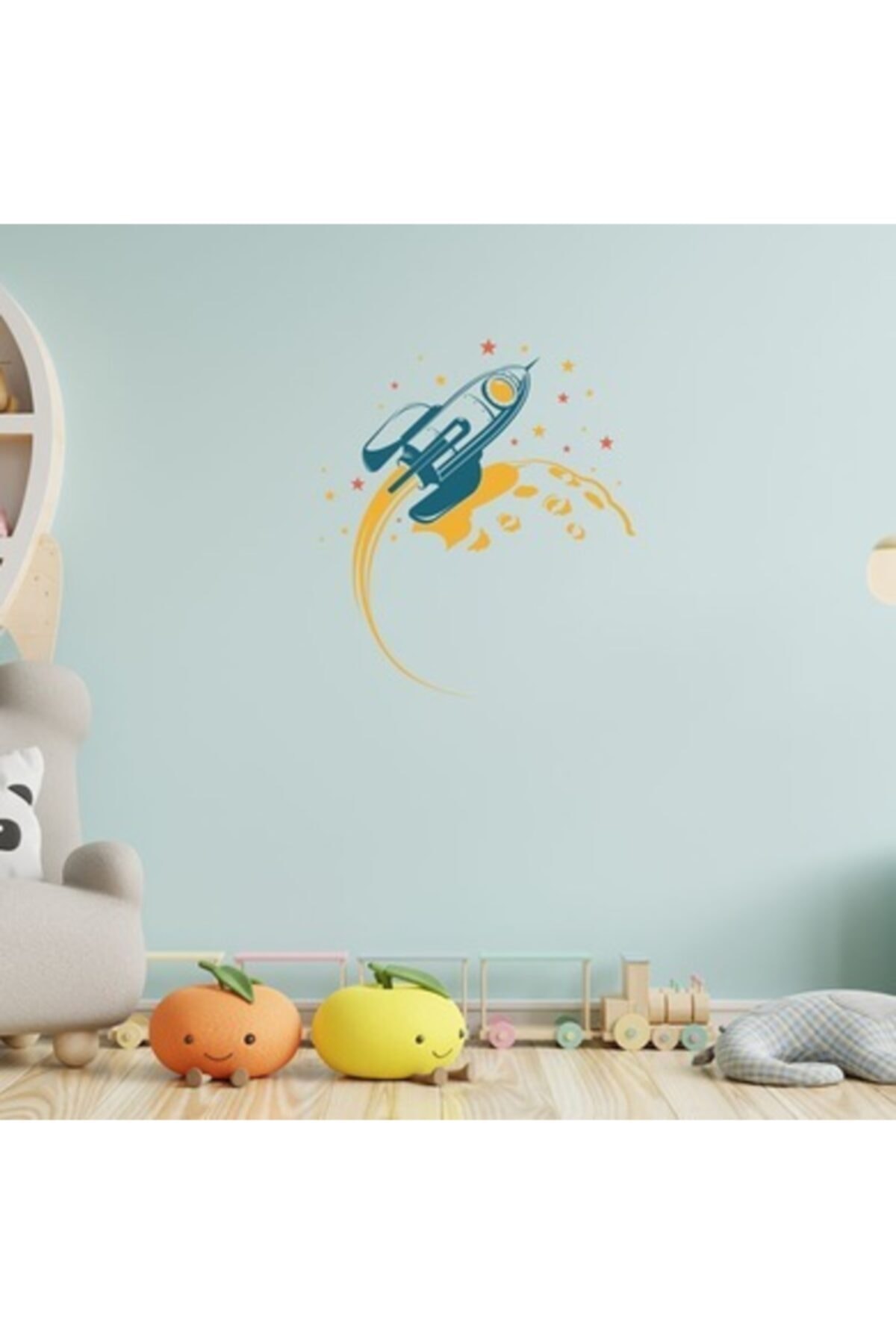 Çocuk Odası Duvar Sticker Mars'a Yolculuk