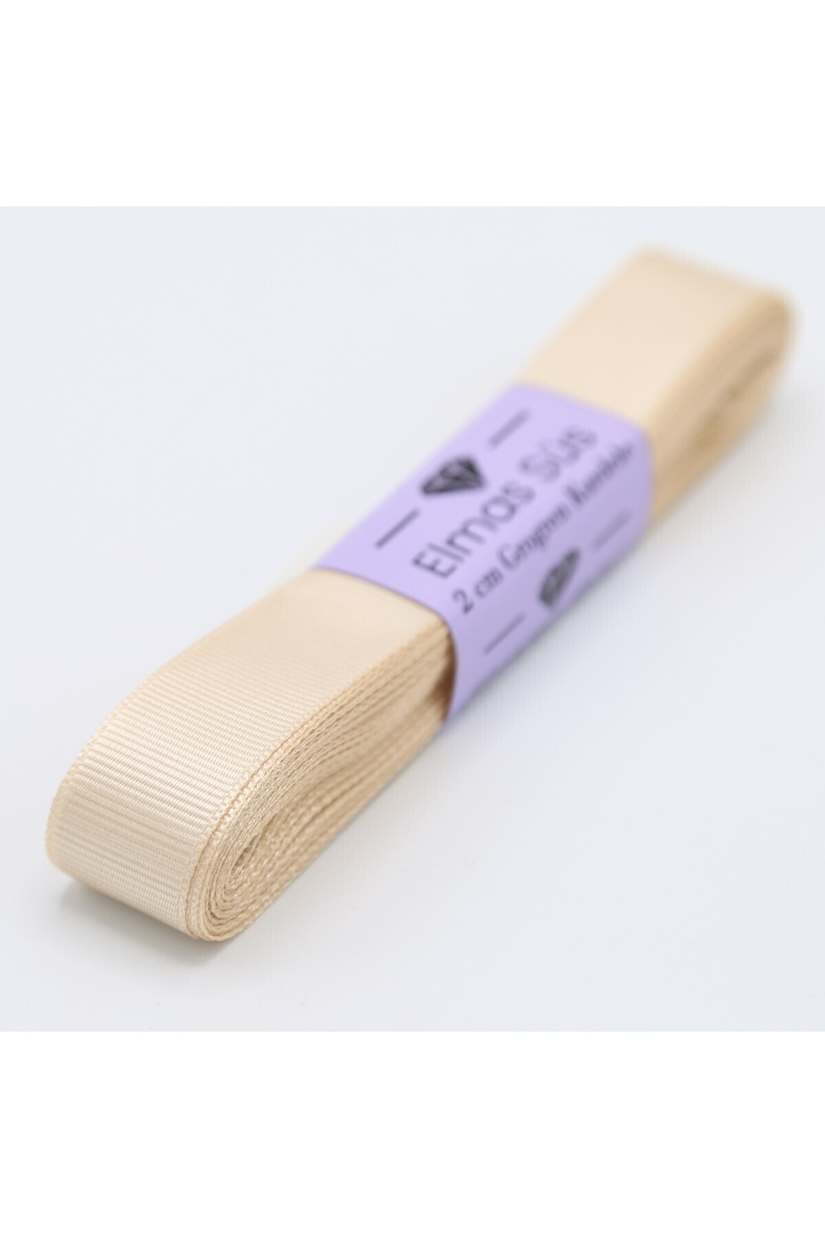Powder Grosgrain Ribbon 2cm 10m