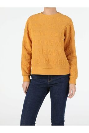 KADIN Regular Fit Kadın Sarı Sweatshirt CL1050381