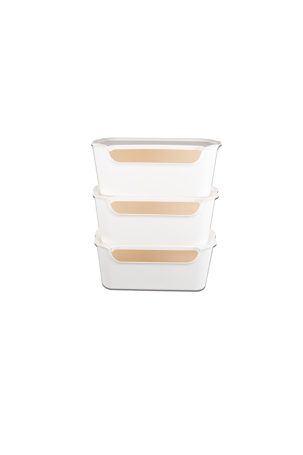 QUTU-White Set of 3 - 15L Organize Box with Qatli 2