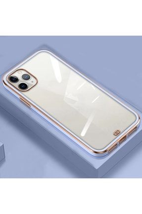 Iphone 11 Pro Max Premium Electrolize Silikonlu Lila Telefon Kılıfı MCSYHLİLAELECKT1