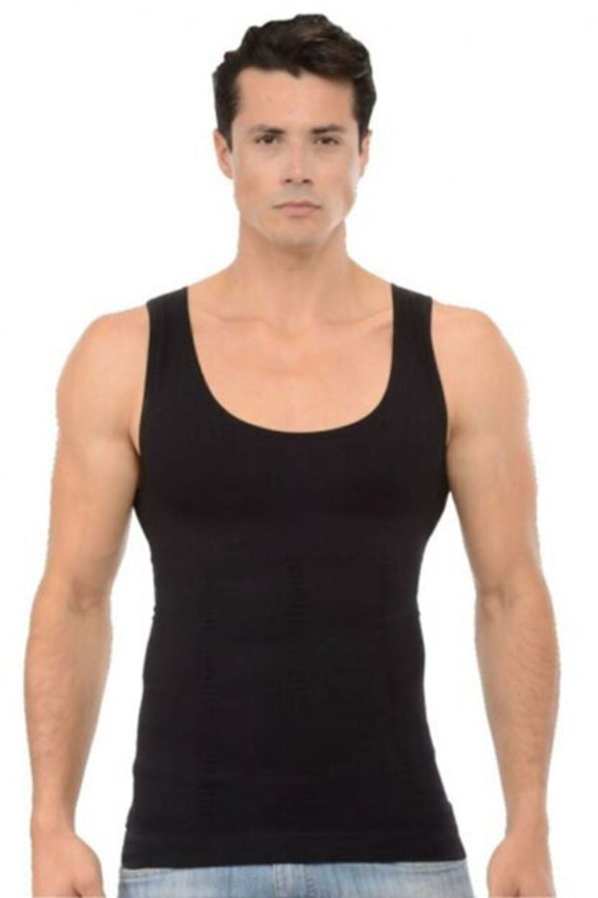 Layza Corset Negru Pentru Bărbați Form Atlet Masculin - L
