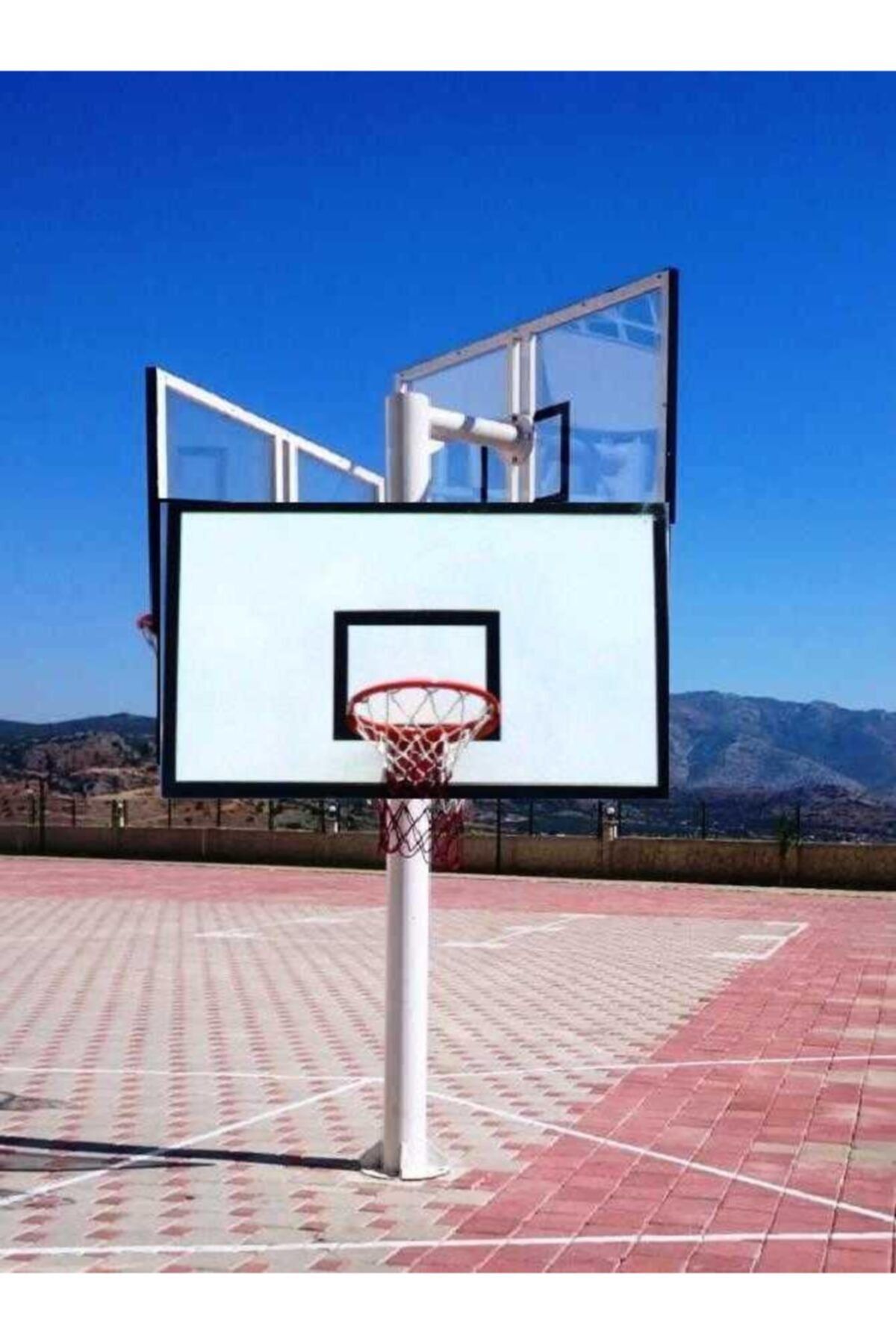 adelinspor Üçlü Grup Kademeli Sac Pan Basketbol Potası 1,5 mm