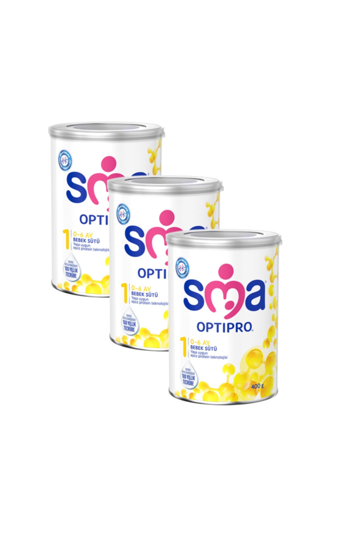 SMA 1 Optipro Bebek Sütü 400 gr X 3 Adet