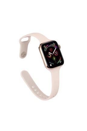Apple Watch 1 2 3 4 5 6 Ve Se Serisi 42-44 Mm Ince Silikon Kordon INCKRDN12