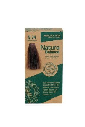 Natura Balance Organıc Saç Boyası 5.34 Çikolata Kahve NB11