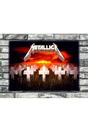 Metallica Master Of Puppets Ahşap Tablo A3 ZIDa3poster037