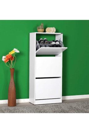 Adore Mobilya Flat Duo Uc Katli Ayakkabilik Dolabi Kirmizi Trendyol