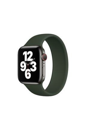 Apple Watch Kordon 2 3 4 5 6 Se 44mm Solo Loop Small Kordon Kıbrıs Yeşili MBX15568