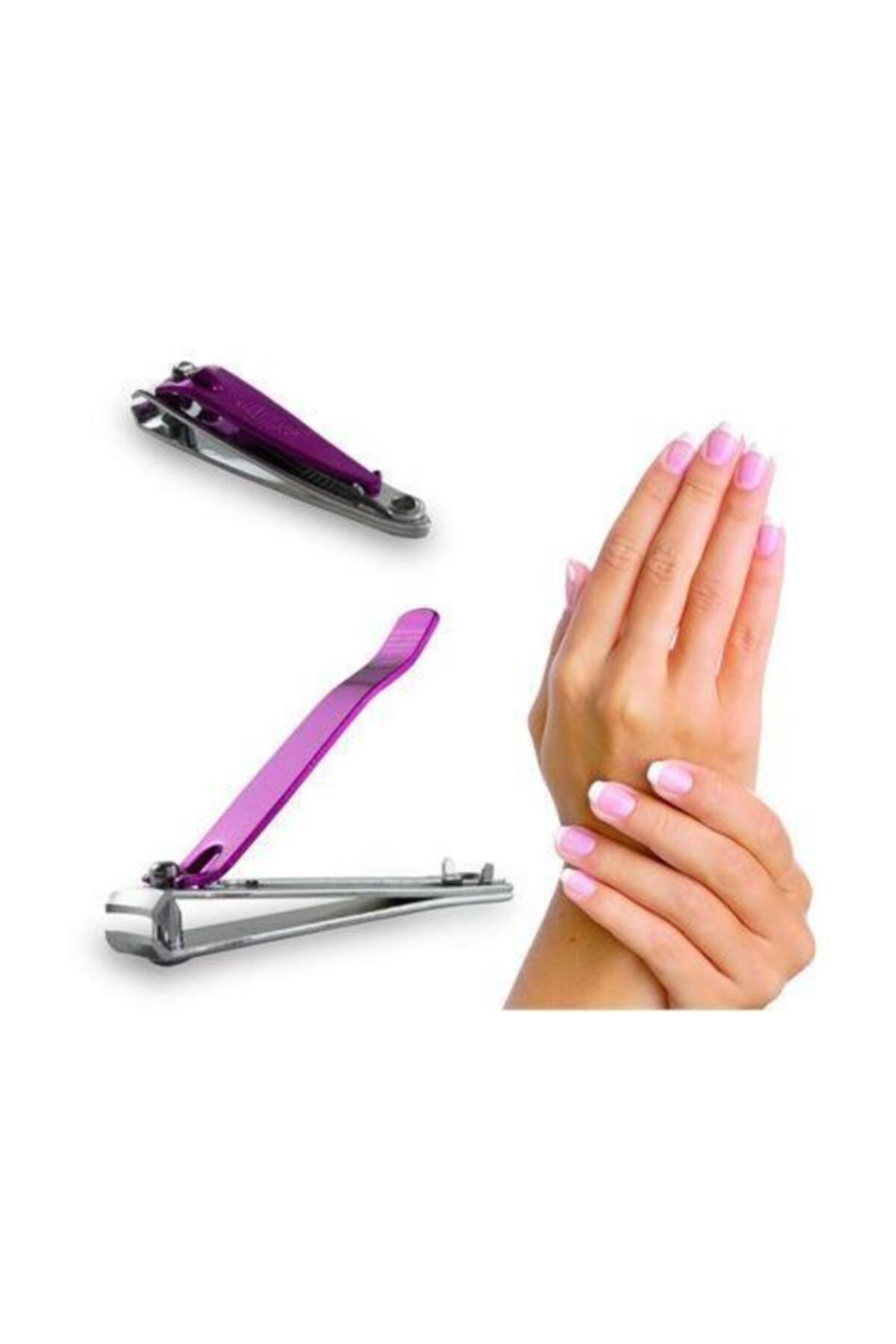 FırsatYeri Tırnak Makası Seti 2'li Yetişkin ve Bebek Kullanımı İçin Ergonomik Tasarımlı Keskin Uçlu fotoğrafı 2 (önizleme)