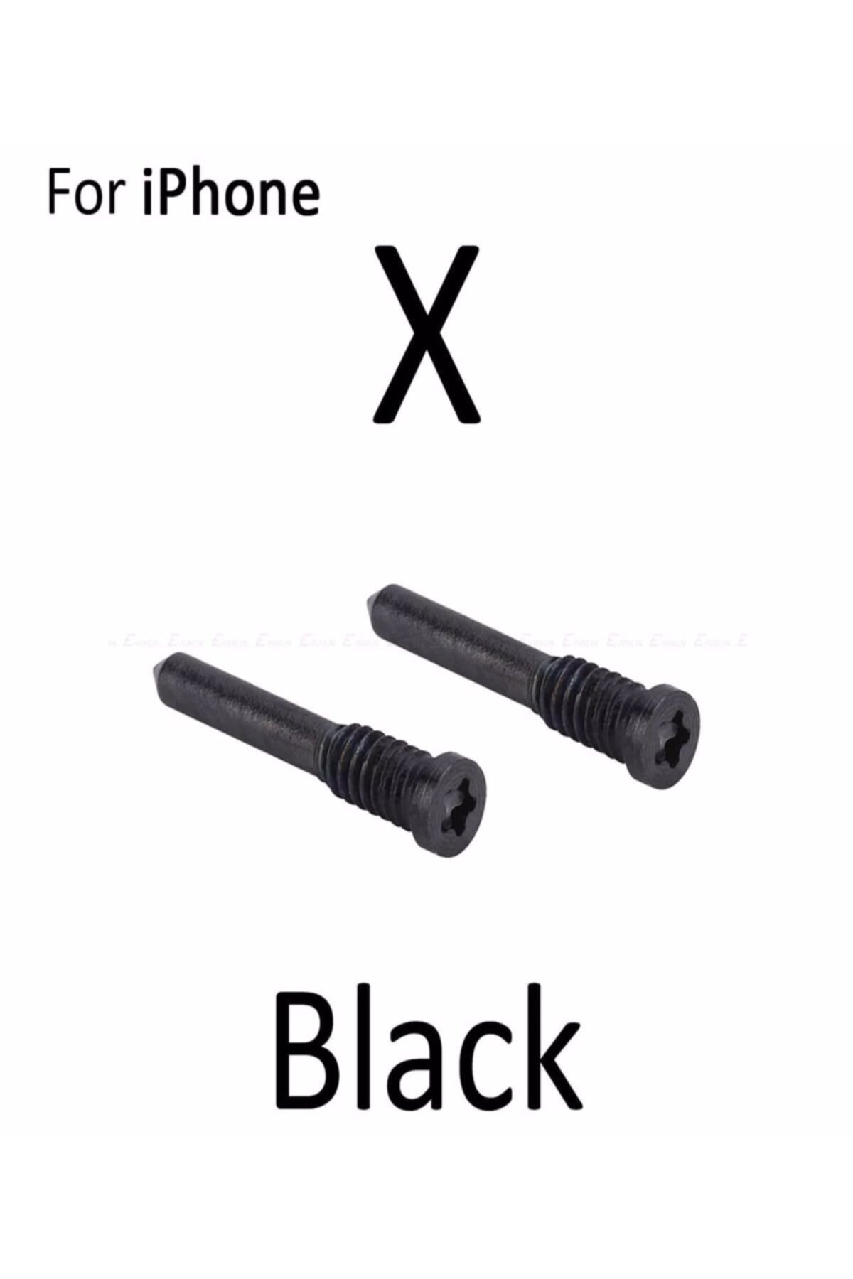 ucuzmi Iphone X Alt Vida Galvanizli Çelik Saç Vida Teknik Servis Ürünü (2adet)