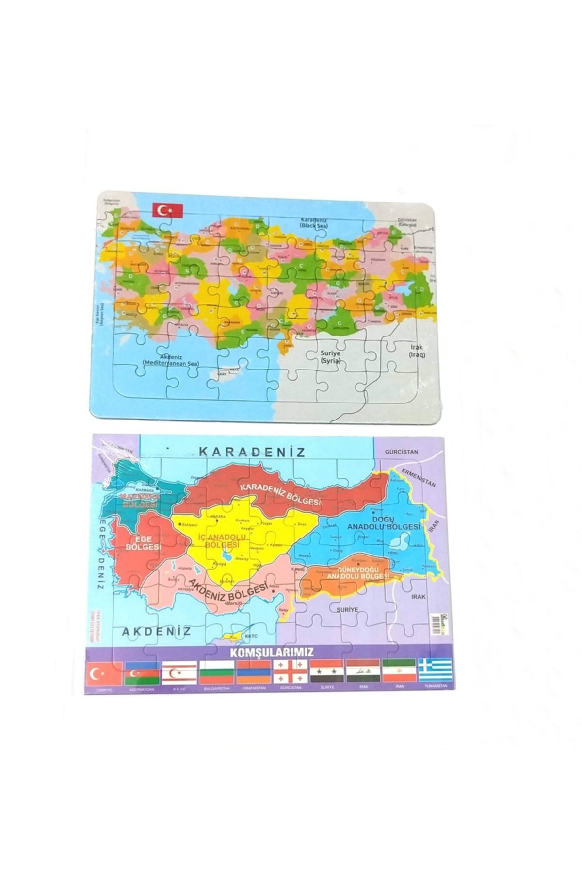 turkiye iller ve bolgeler haritasi puzzle 2 li set