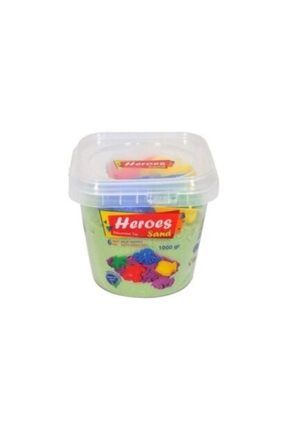 Heroes Kalıp Hediyeli Kovalı Renkli Kinetik Kum 1000 Gram AS2020M90