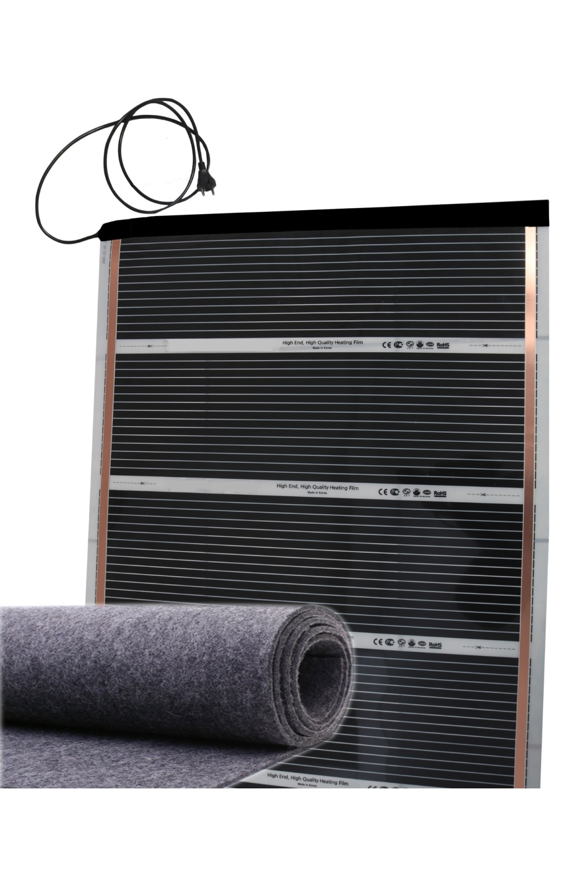 UFUK DAĞITIM 160x150 Keçeli Otomatik Termostatlı Halı Altı Karbon Isıtıcı