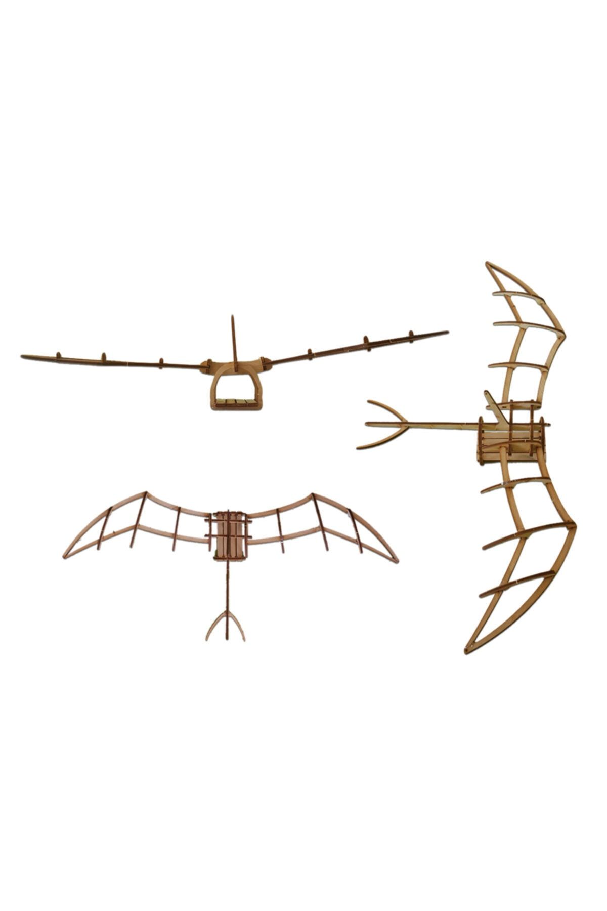 Genel Markalar Leonardo Da Vinci Planörü Stem Eğitim Model Uçak Puzzle ...