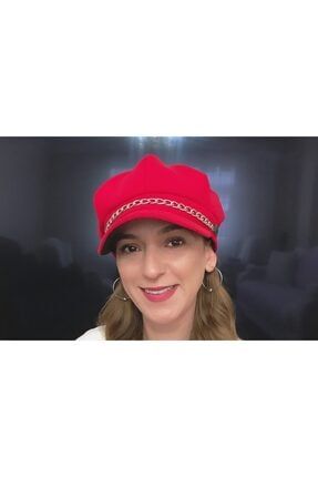 Kırmızı Kadın Şapka 133333ANGELL