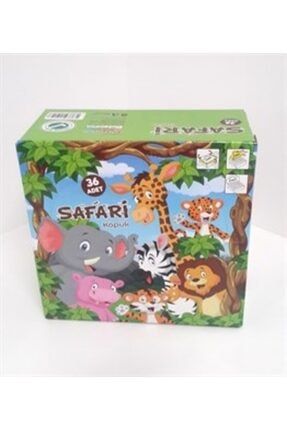 Safari Sevimli Hayvanlar Temalı Star Köpük Baloncuk 36 ’lı Paket ak85
