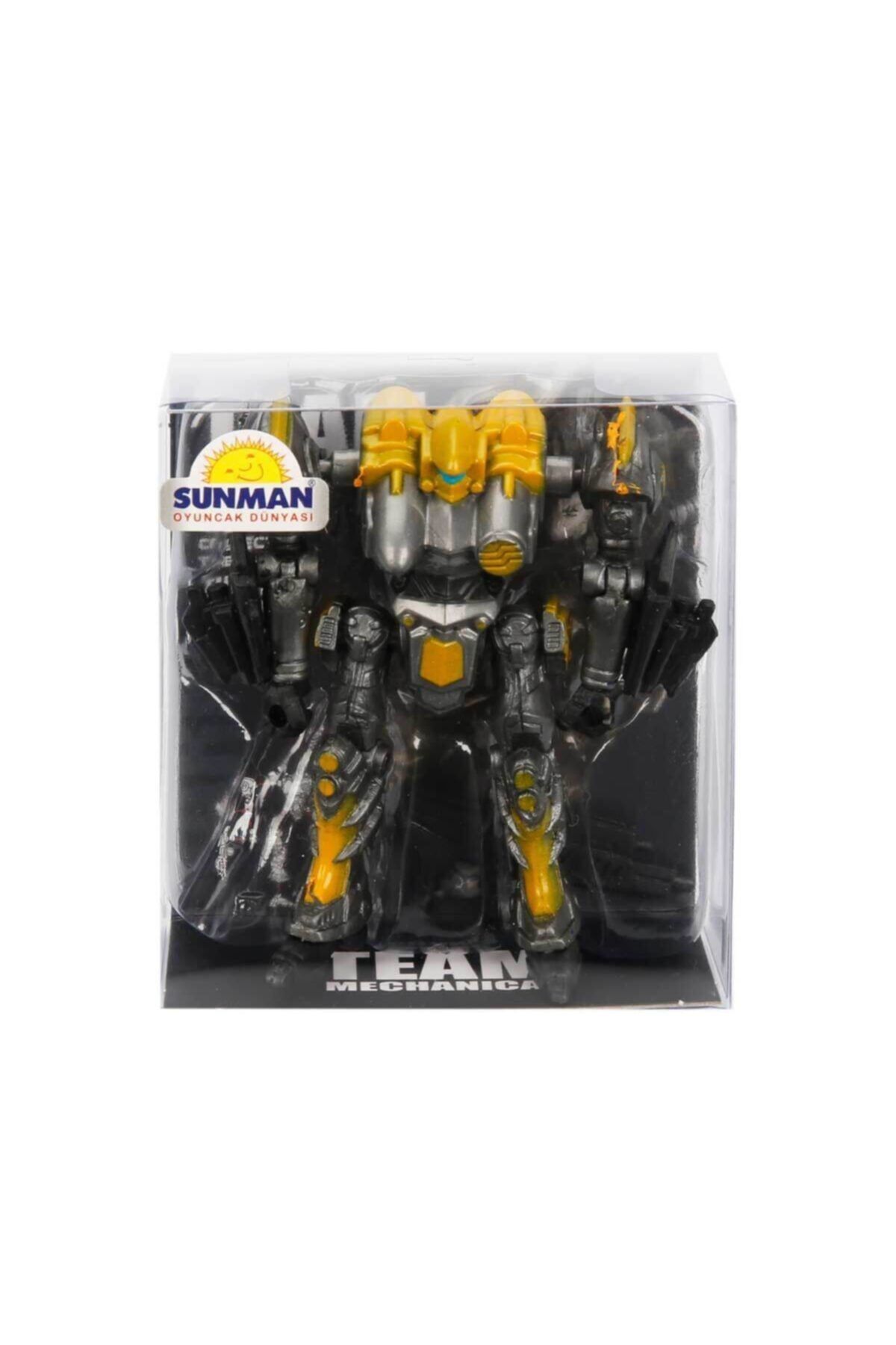 Sunman Mini Robot Figür 9 cm 23945 Sarı S01002394-43996