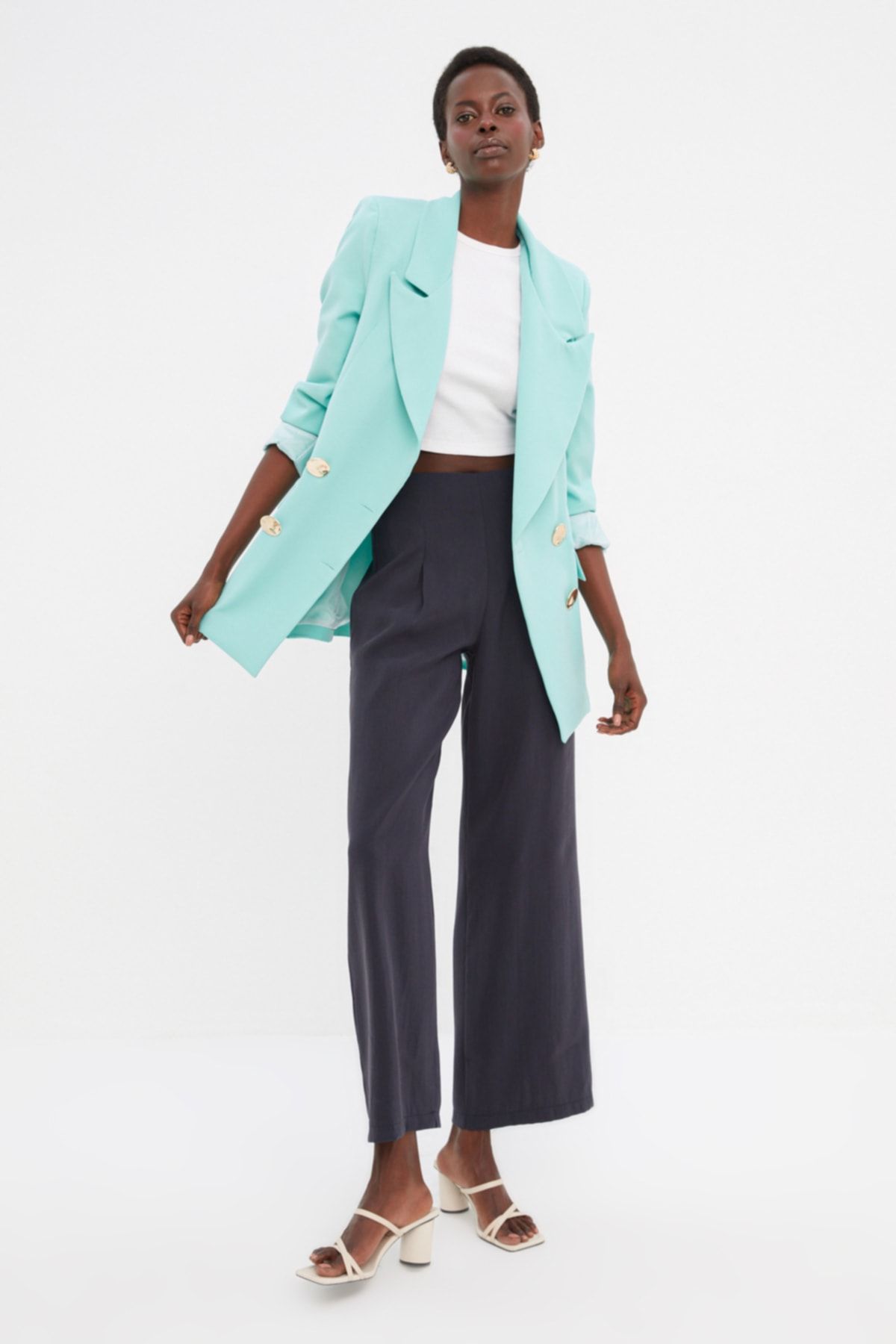 Outfit: Oversize Hemd und kurzer Blazer- neue Zara Teile