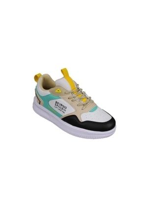 Beyaz - M.p Unisex Çok Renli Sneaker Comfort Taban Spor Yürüyüş Ayakkabısı YKA2389ZN