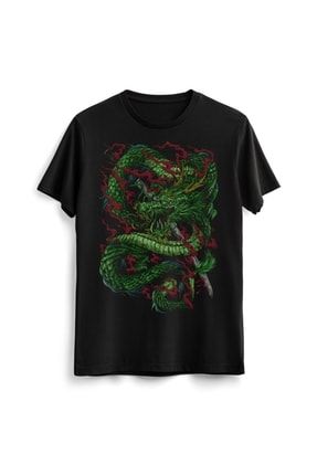 Chınese Dragon Baskılı T-shirt VOID_242