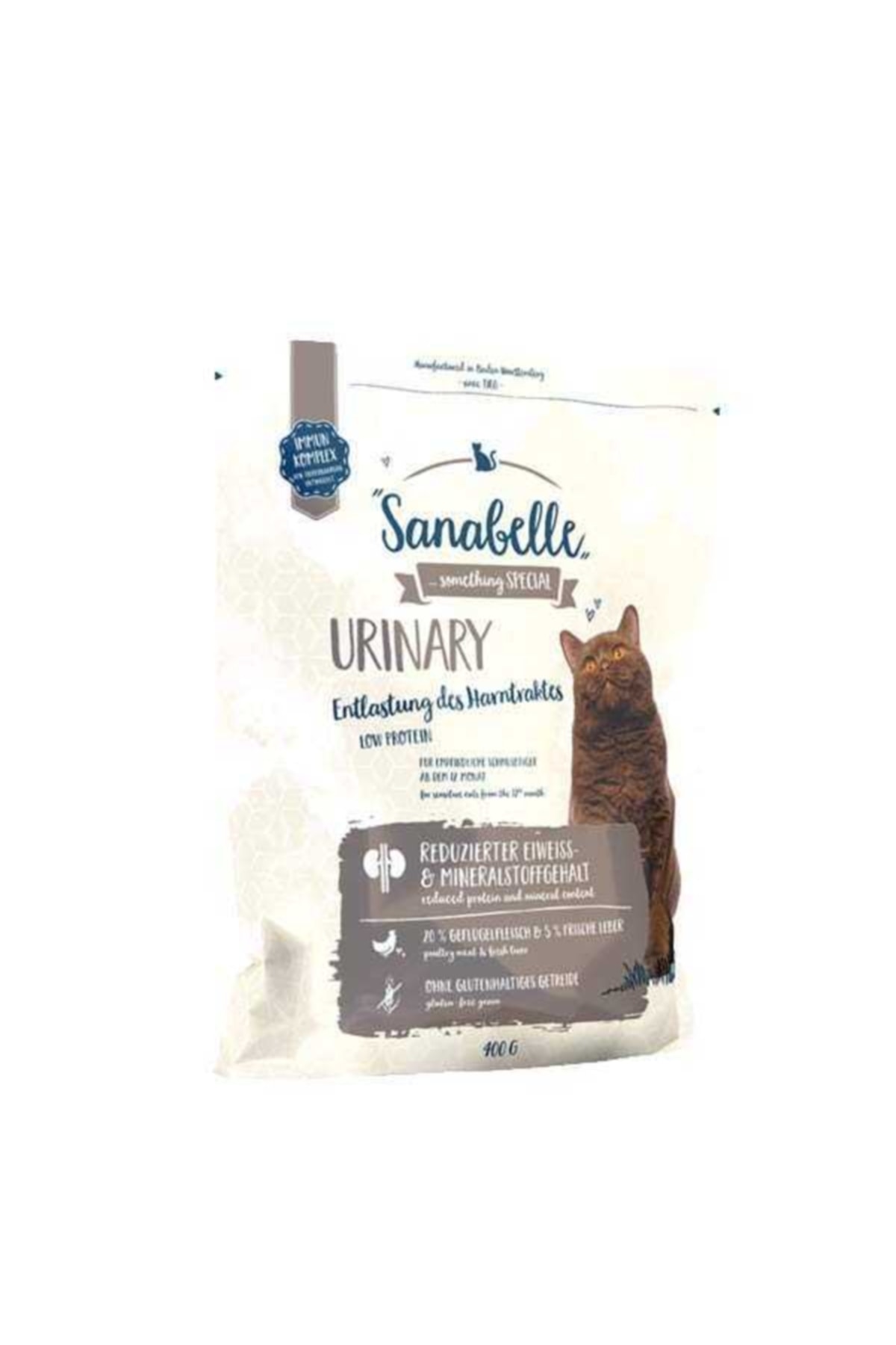 Sanabelle Urinary Glutensiz Idrar Yolları Sağlığı Için Kedi Maması 400 gr