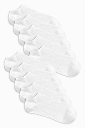 Gezen Çorap Beyaz Pamuklu Bilek Boy Çorap 10lu Sck08 2580302